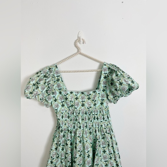 Agua By Agua Bendita Caramelo Herbal Print dress - Picture 9 of 10